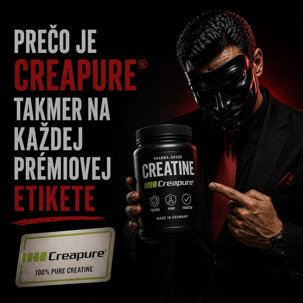 Prečo je Creapure® takmer na každej prémiovej etikete