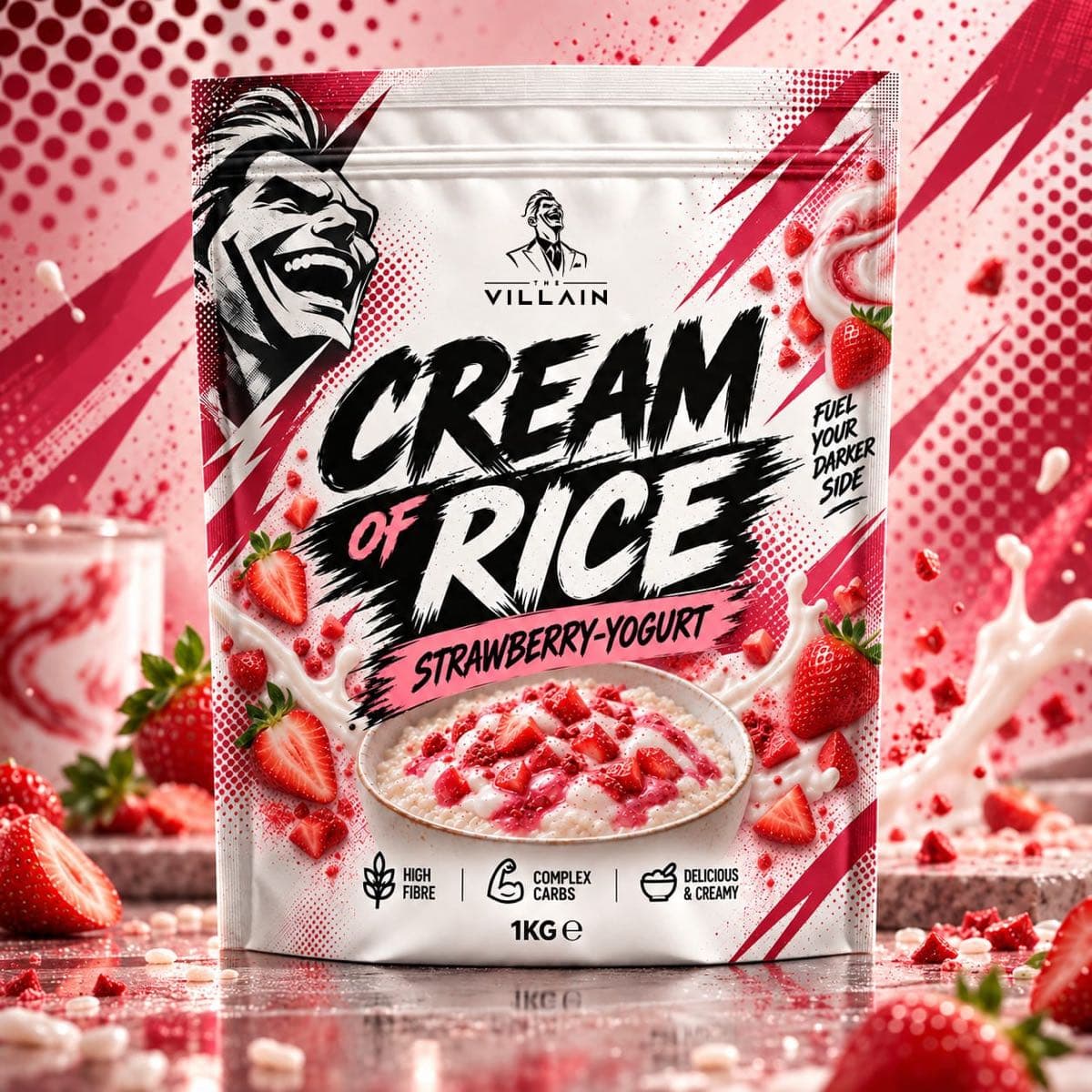 RYŽOVÁ KAŠA · Strawberry-Yogurt