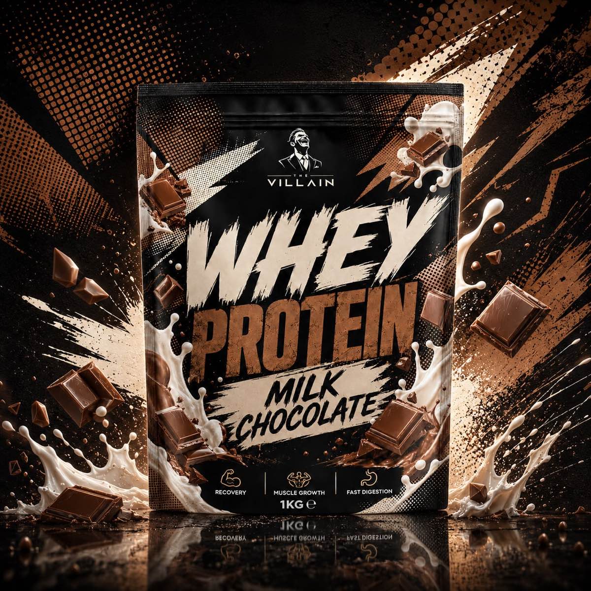 WHEY PROTEIN · Milk Chocolate